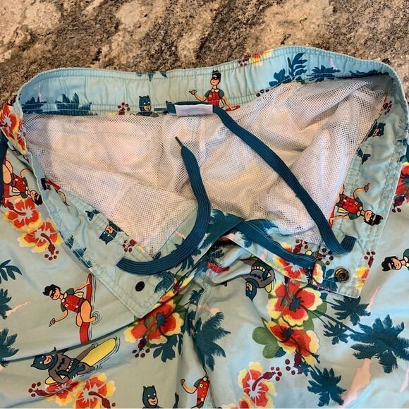 DC COMICS Batman and Robin surf swim trunks - Picture 6 of 9